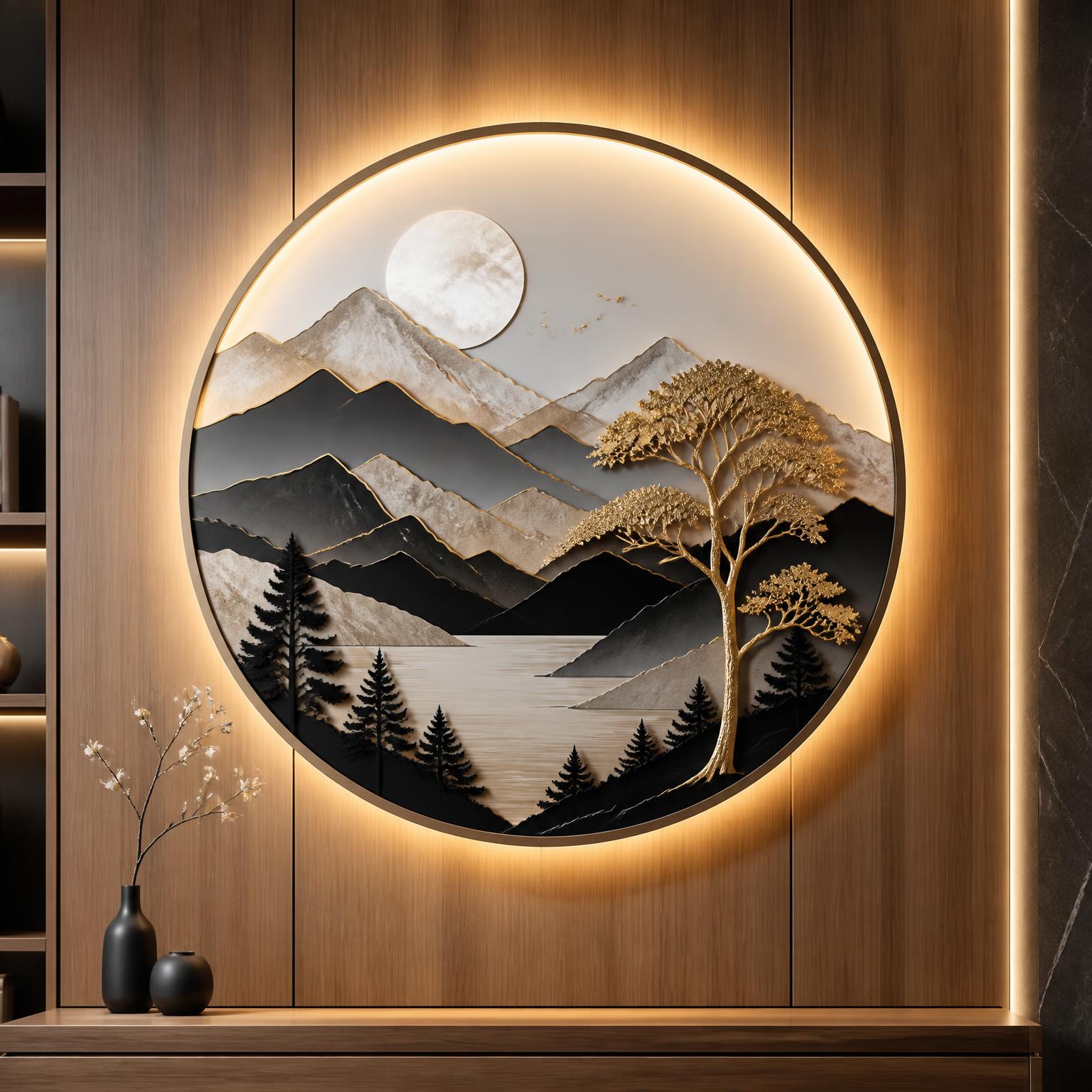 Acrylic Wall Sculpture